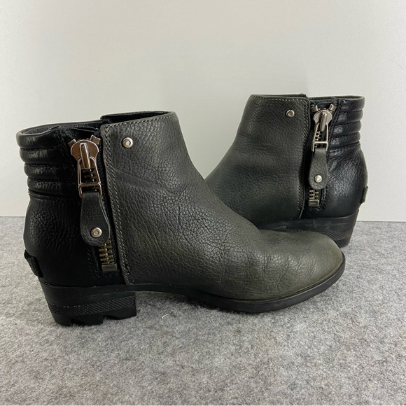 Sorel Danica Waterproof Leather Short Boot Bootie Women’s Size 6.5 - Picture 6 of 12